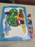 乐福然儿童涂色画DIY颜料水彩画涂鸦画填色儿童手工绘画工广场 女孩玩30张画+6条颜料+6支画笔 实拍图
