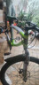 美昱 山地自行车男女成人变速单车青少年学生公路越野赛车城市通勤车 弯梁白绿辐条轮 26寸21速 实拍图