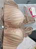 KJ品牌前扣文胸性感聚拢上托侧收副乳防下垂无钢圈内衣套装大码胸罩 灰色套装 80B 36B 实拍图