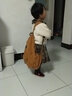 匡睿 书包女初高中生美式复古双肩包帆布大学生背包大容量旅行电脑包 卡其色 实拍图