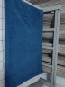 三五八五 军绿色毛巾被毛巾毯夏季毛毯单人空调毯被薄毯子 深蓝（800克） 150x200cm 实拍图