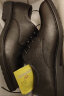 卡帝乐鳄鱼（CARTELO）软牛皮男士皮鞋商务正装鞋男软皮耐磨透气皮鞋男9585 黑色 42 实拍图