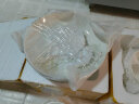 红牡丹 纯白骨瓷餐具陶瓷碗盘碟白色泡面碗家用米饭碗中式釉下彩碗筷 纯白12英寸鱼盘 实拍图