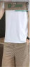 悦景圣欧货男士t恤短袖短裤休闲套装夏季潮牌2024新款男装一套搭配个性 WE23659白色套装 XL 晒单实拍图