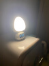 雷士照明（NVC）小夜灯时钟款婴儿喂奶灯卧室床头氛围照明充电遥控时间显示可定时睡眠夜光灯三色 晒单实拍图