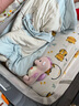 可优比（KUB）婴儿床床笠针织隔尿宝宝床儿童床罩床笠 隔尿款-【果叶萌熊】7A抗菌 100*56cm 实拍图