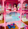 奥智嘉 换装娃娃套装大礼盒仿真别墅玩具屋女孩玩具公主城堡过家家儿童玩具三层别墅生日礼物 实拍图