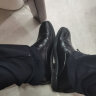 卡帝乐鳄鱼（CARTELO）皮鞋男商务英伦牛皮正装鞋男士婚鞋系带鞋子男2513 黑色增高款 40 实拍图
