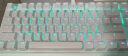 CHERRY樱桃MX1.1雪原极光 机械键盘 游戏键盘 悬浮式无钢结构 87键有线键盘 RGB灯效 电脑键盘 白色 红轴 实拍图