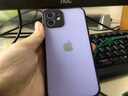 云粼 适用苹果12手机壳磨砂透明镜头全包iPhone12Pro手机壳防摔12ProMax保护壳硅胶边 苹果12【透明黑+全屏钢化膜】 实拍图