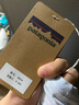 巴塔哥尼亚（Patagonia）男女情侣通勤短袖夏季P-6 Logo混纺棉休闲潮流户外透气T恤 38504 WHI（实物白里透蓝） L 实拍图