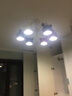 旭萌儿童房卧室吸顶灯北欧客厅田园卧室卡通马卡龙卡通可爱男孩女孩灯 6头+9瓦三色LED 蓝色 实拍图