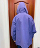 罗蒙（ROMON）冲锋夹克男女户外运动登山服连帽外套防风防水风衣紫色2XL 实拍图