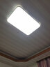 汇炫 客厅灯现代简约大气2021新款超薄led吸顶灯长方形家用大厅大灯具 90*60CM三色调光96W 实拍图