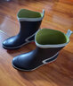 非常行（Jolly Walk）水鞋男雨鞋低筒水靴洗车钓鱼雨靴防水套鞋胶鞋 深蓝 42 实拍图