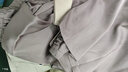 轩靓睡衣女士春秋款仿真丝绸夏季长袖冰丝家居服套装 61952雾紫 M 实拍图