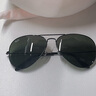 雷朋（RayBan）经典飞行员系列太阳镜男女款开车眼镜防晒户外墨镜0RB3026 L2821黑色镜框 绿灰色G15 尺寸62 实拍图