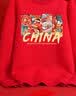 真维斯（Jeanswest）红色卫衣男女款秋冬季休闲宽松上衣马年本命年衣服过新年会定制款 连帽 红色 平安喜乐马_K 3XL 【推荐160-180斤】 实拍图