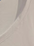 美特斯邦威短袖T恤男夏季新款纯棉男装圆领纯色体恤百搭休闲上衣 亮白 165/88A 实拍图