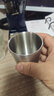 温朵娜304不锈钢杯子双层啤酒杯家用水杯酒店隔热杯餐厅茶杯日用漱口杯 304钢 啤酒杯 小号 150ml 实拍图