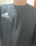 阿迪达斯（adidas）卫衣男圆领套头衫春季防风保暖长袖外套 黑白（棉） 2XL  实拍图