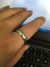 飒雅 素圈戒指男潮简约男士指环单身男生戒子小众时尚饰品520礼物男戒 素圈(单个) 15号 （5MM宽） 实拍图