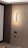 寻灯阁 轻奢水晶壁灯 北欧现代客厅卧室床头背景墙灯走廊过道 酒店工程定制创意灯具  单头（高29*宽9cm）8瓦-三色变光 电镀灯体+水纹玻璃 晒单实拍图