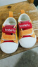 卡特兔童鞋幼儿园室内鞋早秋女童宝宝帆布鞋儿童软底机能鞋男童饼干鞋子 黄红橘 21 内长13.0cm 脚长12.0-12.5 实拍图