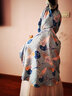 ibaby沙滩防晒衣 夏季女男童外套防晒服轻薄防紫外线亲子印花防晒C【 【儿童防晒】繁花莺语（120码） 实拍图