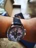 积优（JEAYOU）欧米茄表带蝶飞优原装鳄鱼皮手表带真皮优原厂男士适用海马300超霸海马150新碟飞欧米伽女款omega 蓝色【折叠扣款】 20mm 不配扣 实拍图
