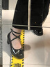 GIOIO玛丽珍鞋女高跟法式JK鞋粗跟单鞋女交叉绑带蝴蝶结英伦风小皮鞋女 黑色升级版6.5厘米 38 实拍图