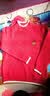 施洛澜半高领毛衣女加绒加厚2025秋冬装新款宽松长袖上衣女士针织打底衫 红色 均码 建议80-135斤 实拍图