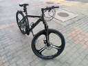 飞鸽（FLYING PIGEON）山地自行车成人男女变速山地车青少年中小学生车越野户外骑行单车 【铝合金】G8002代-三刀轮-灰色 26寸轮组（适合160-180cm） 24速标准版 实拍图