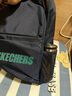 斯凯奇（Skechers）双肩包男女同款书包简约时尚大容量旅行包学生背包 藏青色【经典款-约24.4L大容量】 实拍图