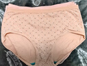 AB【3条】女士舒适小碎花平脚内裤弹力棉抗菌棉质中高腰女短裤 混色搭配 3条 L 实拍图