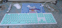 冰雷 鼠标垫 可爱女生卡通动漫加厚个性鼠标垫 创意鼠标垫 笔记本台式电脑办公游戏鼠标垫 蓝色围巾猫(260*210*3MM) 实拍图