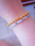 金小貅黄金方糖转运珠999足金散珠手链简约时尚DIY隔珠笑脸项链女送礼物 1.5g,卡3方糖 实拍图