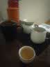 祥业汝窑功夫茶具套装高档陶瓷茶壶盖碗茶杯茶盘乔迁送礼送长辈领导 米黄汝窑行云六杯 实拍图