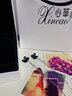 心草s925银黑天鹅耳环女雪花双面时尚流苏长款情人节七夕节礼物送女友 黑天鹅耳环 实拍图