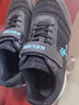 卡尔美（KELME）儿童足球鞋魔术贴免系带碎钉TF透气学生球鞋6873003 黑色 37 实拍图