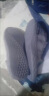 逐升男鞋子男夏季2024新款休闲板鞋学生透气软底小白鞋防水防滑运动鞋 MD-H917白蓝色 42 实拍图