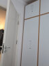 金经金属钢制简约现代衣柜家用收纳卧室小户型铁皮柜组合顶柜长0.6米二门 实拍图