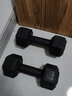华亚（HUAYA）哑铃男士练臂肌手铃六角环保包胶女亚玲学生家用运动健身器材 6公斤一副（左右手各3公斤） 实拍图