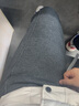 俞兆林女装加绒运动裤女羊羔绒休闲裤女保暖裤 YW1JRX332 深灰色 XL 实拍图