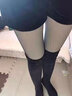 依嫚诗【2条装】加绒加厚无缝假透肉一体打底裤女冬光腿神器保暖裤靴裤防勾丝显瘦透肤连脚裤袜 灰透肤踩脚2条（连袜330克） 均码80-140斤可穿 实拍图