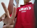 宾宇兄弟卫衣男帽衫男士连帽套头外套加绒青少年宽松大码学生保暖衣卫衣 加绒大红色CHINA 3XL 155-170斤 实拍图