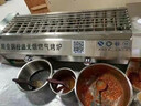 好厨官商用黑金刚烧烤炉燃气烧烤炉无烟烧烤炉燃气煤气不锈钢烤架 燃气单控6管(口径43*18)cm 实拍图