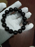 一生一木 黑檀手串佛珠情侣手链念珠手珠女男黑色紫光檀料文玩乌木黑檀木男士生饰品木珠银色生日礼物女生男 15mmX15颗 男女款 实拍图