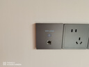 普联（TP-LINK） 全屋WiFi6套装无线AP面板网络覆盖ac+ap智能组网86型分布式墙壁POE路由器 IPTV版(4个面板+9口路由)【深空银】 【AX1500M双频 易展Mesh】 实拍图