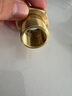 鸿樱 4分黄铜双外丝直接对丝6分短丝对接加长牙丝进水管接头1寸管配件 6分铜双外丝60克 实拍图
